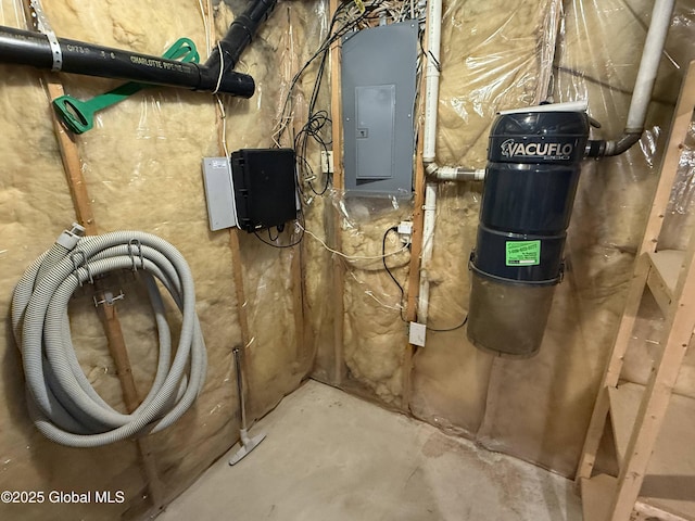 19 Runnel Dr, Colonie, NY 12304 - utilities with electric panel and a central vacuum unit