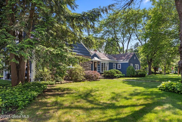 38 Horicon Ave, Glens Falls, NY 12801 - view of front of home with a front lawn