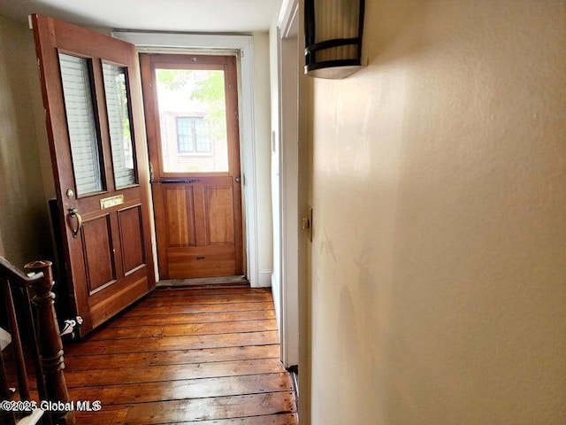 304 Green St, Schenectady, NY 12305 - doorway to outside featuring dark wood-style floors