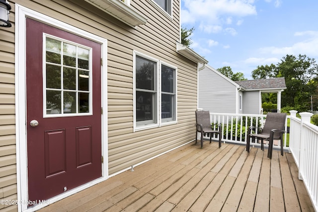7 Camp Ter, Guilderland, NY 12203 - view of wooden deck
