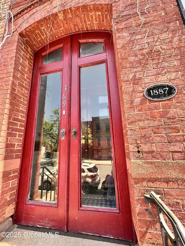 369 Madison Ave, Albany, NY 12210 - property entrance featuring brick siding