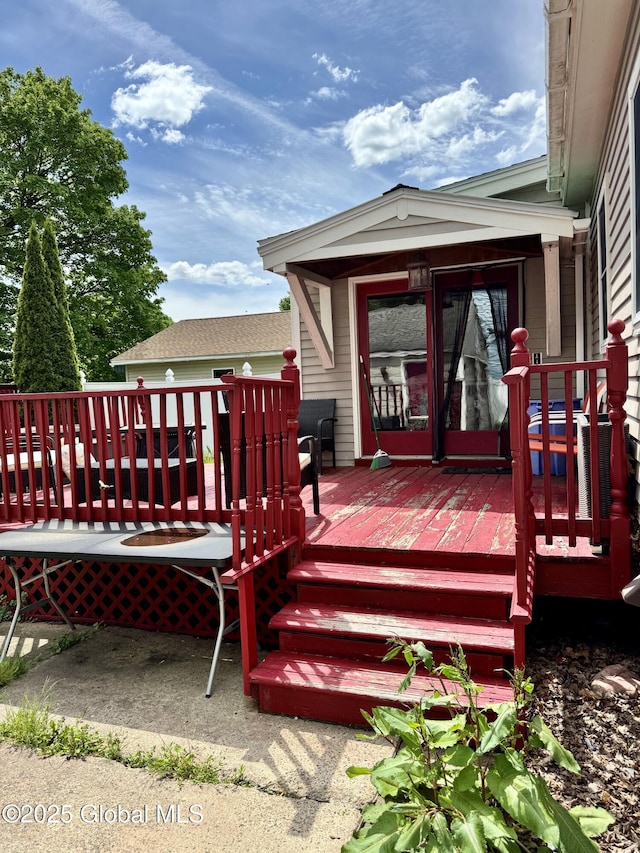 302 Pennsylvania Ave, Johnstown, NY 12095 - view of deck