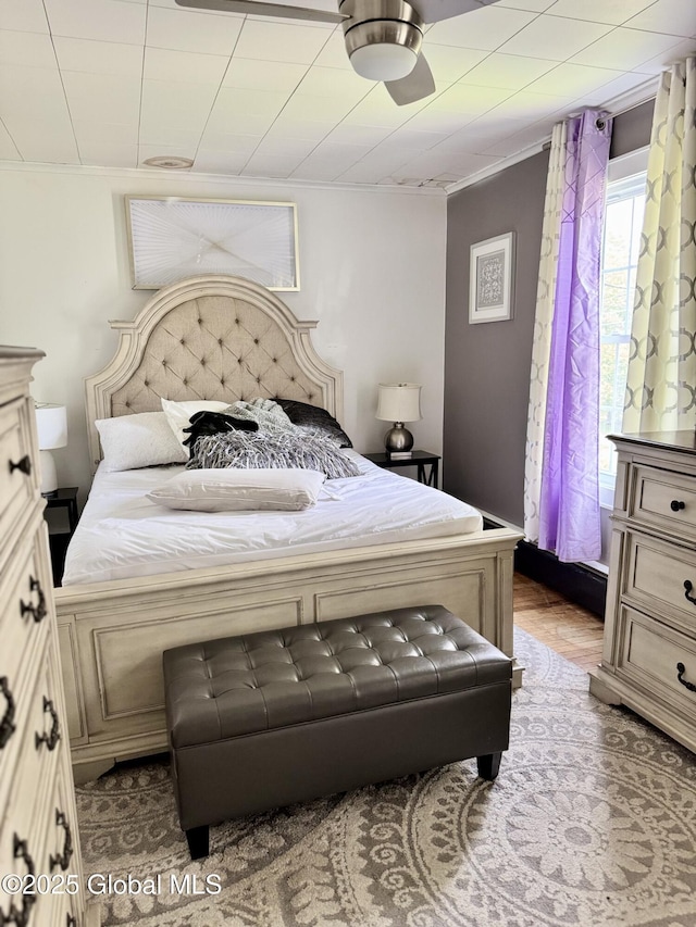 302 Pennsylvania Ave, Johnstown, NY 12095 - bedroom featuring crown molding and wood finished floors