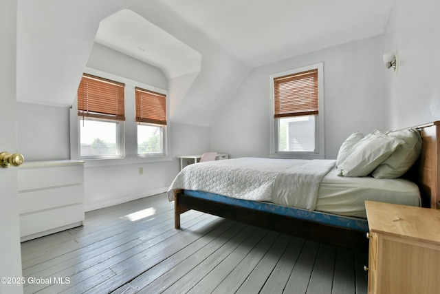235 Maple Ave, Saratoga Springs, Inside, NY 12866 - bedroom with lofted ceiling and hardwood / wood-style floors