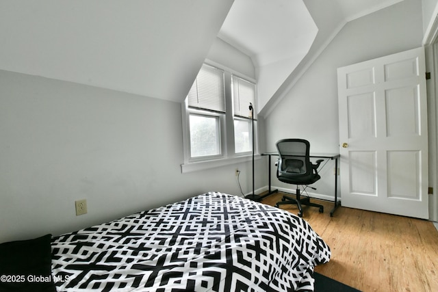 235 Maple Ave, Saratoga Springs, Inside, NY 12866 - bedroom featuring lofted ceiling and wood finished floors