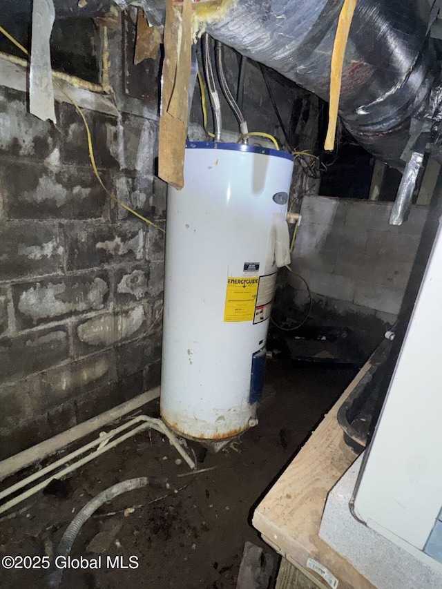 351 Gansevoort Rd, Moreau, NY 12828 - utility room featuring gas water heater