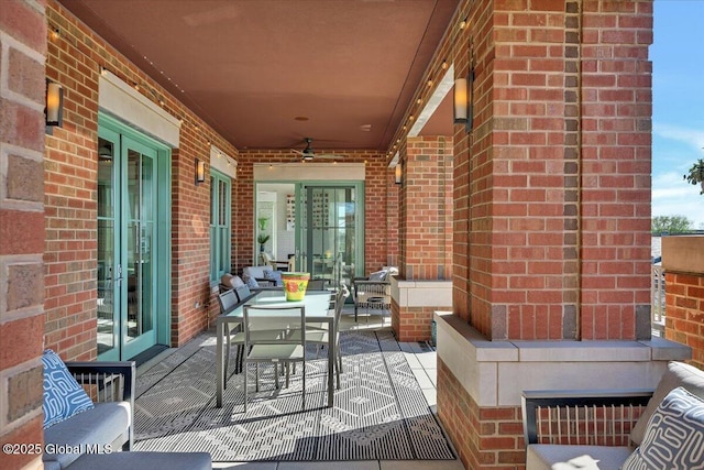 268 Broadway Unit 607, Saratoga Springs, Inside, NY 12866 - view of patio with french doors
