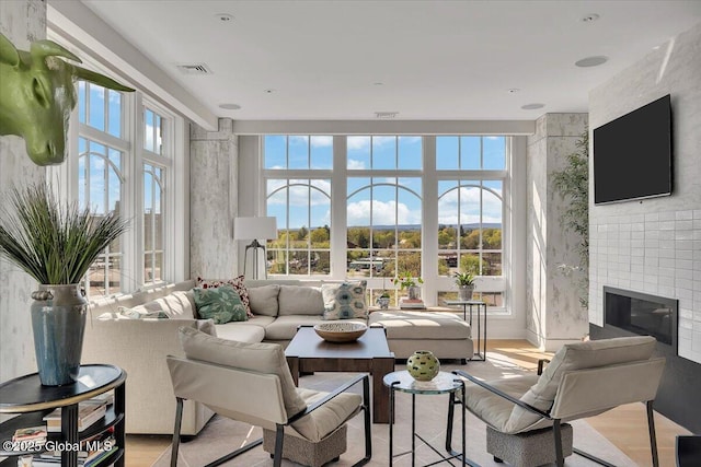 268 Broadway Unit 607, Saratoga Springs, Inside, NY 12866 - view of sunroom / solarium