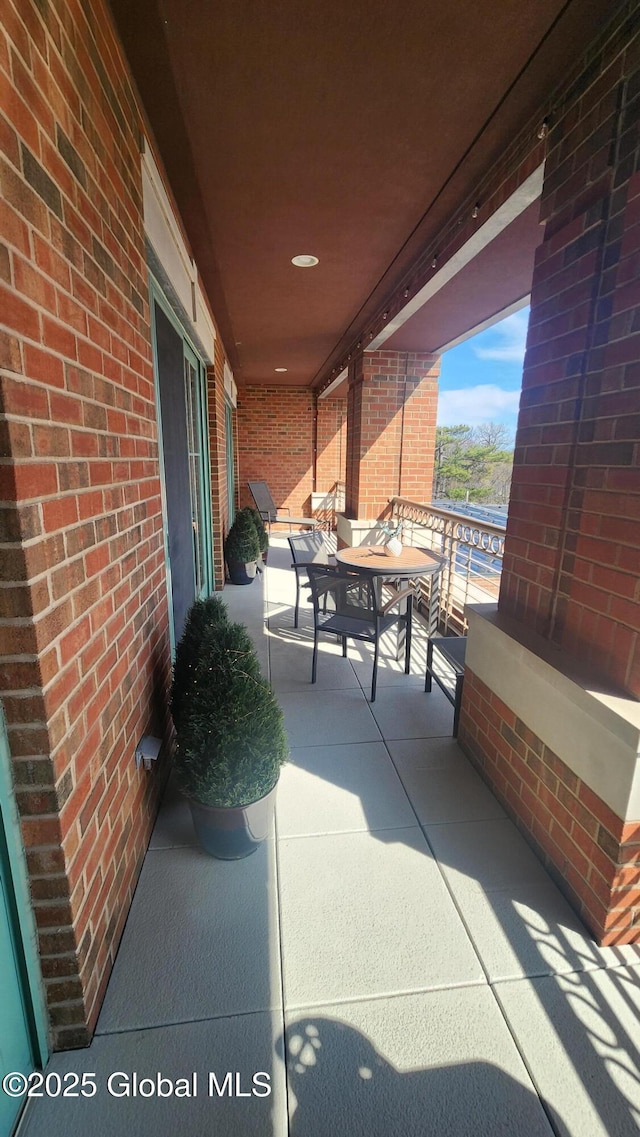 268 Broadway Unit 607, Saratoga Springs, Inside, NY 12866 - view of patio / terrace featuring a balcony