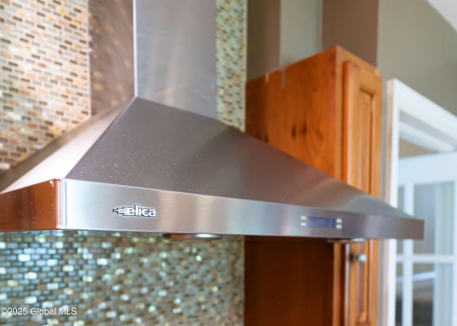1269 Hawthorn Rd, Niskayuna, NY 12309 - kitchen view of wall chimney exhaust hood