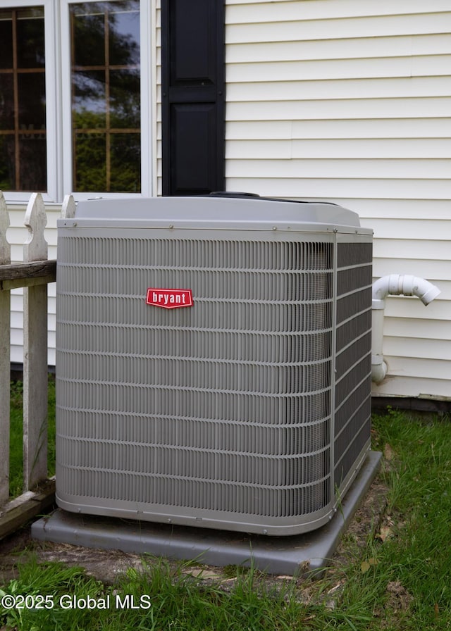 1269 Hawthorn Rd, Niskayuna, NY 12309 - exterior view of a central AC unit