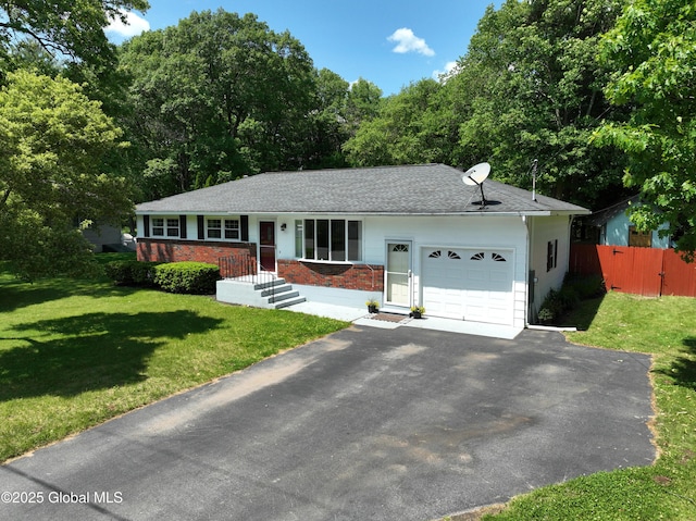 44 St Jude Ln, Glenville, NY 12302 - single story home featuring an attached garage, driveway, and roof with shingles