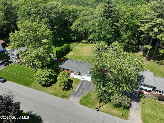 44 St Jude Ln, Glenville, NY 12302 - aerial view of a heavily wooded area