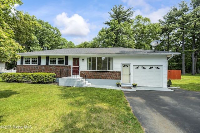 44 St Jude Ln, Glenville, NY 12302 - ranch-style home with brick siding, driveway, and an attached garage