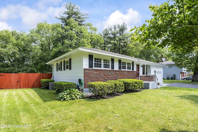 44 St Jude Ln, Glenville, NY 12302 - single story home featuring an attached garage, brick siding, and driveway
