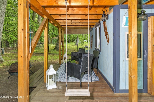 44 St Jude Ln, Glenville, NY 12302 - view of patio with a wooden deck