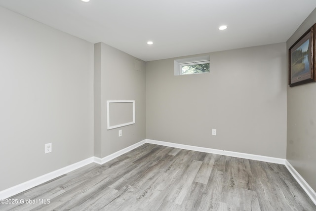 44 St Jude Ln, Glenville, NY 12302 - unfurnished room with wood finished floors, recessed lighting, and baseboards