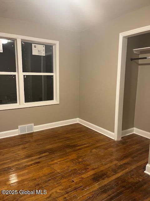 5 Hillandale Dr, Charlton, NY 12019 - unfurnished bedroom featuring hardwood / wood-style floors and baseboards