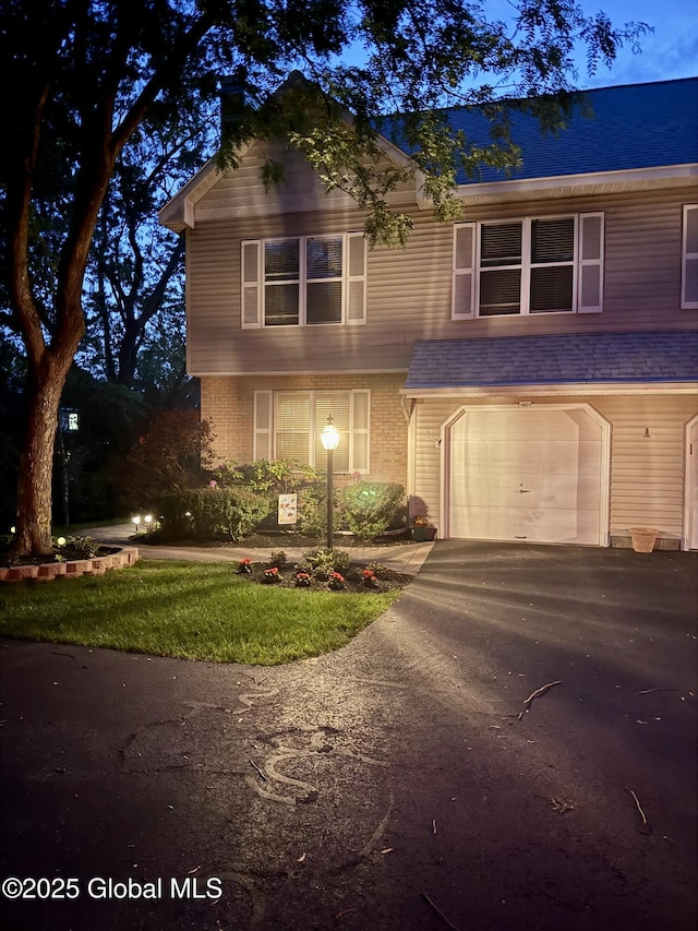 1401 Balltown Rd, Niskayuna, NY 12309 - view of front of property with an attached garage and driveway