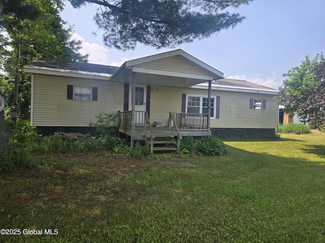 1056 Carlisle Rd, Root, NY 13317 - view of front of home with a front lawn and a porch