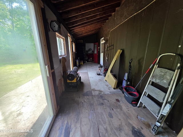 3841 State Highway 30, Mayfield, NY 12010 - interior space featuring vaulted ceiling