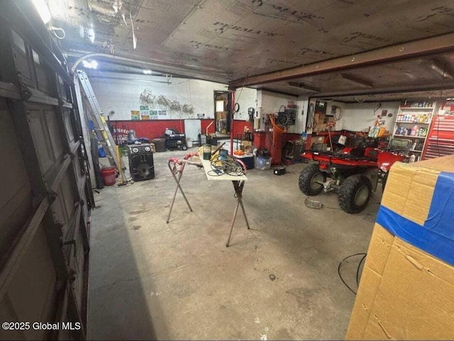 3841 State Highway 30, Mayfield, NY 12010 - garage with a workshop area