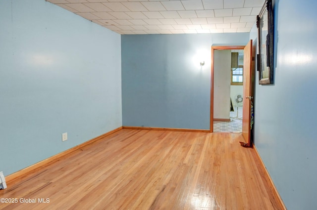 55 Crescent Ave, Amsterdam, NY 12010 - spare room featuring wood-type flooring and baseboards