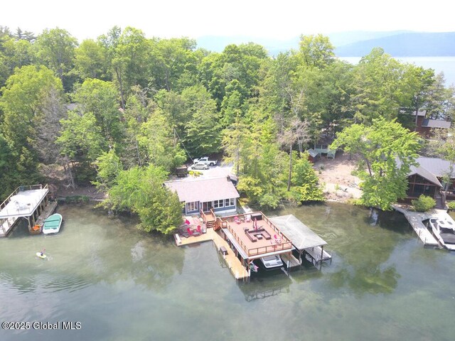 3602 Echo Bay Ln, Fort Ann, NY 12844 - aerial view of a nearby body of water
