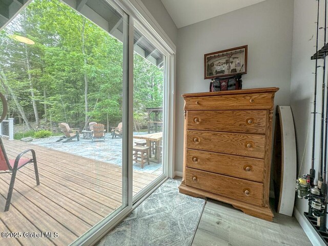 3602 Echo Bay Ln, Fort Ann, NY 12844 - doorway with light wood-style floors