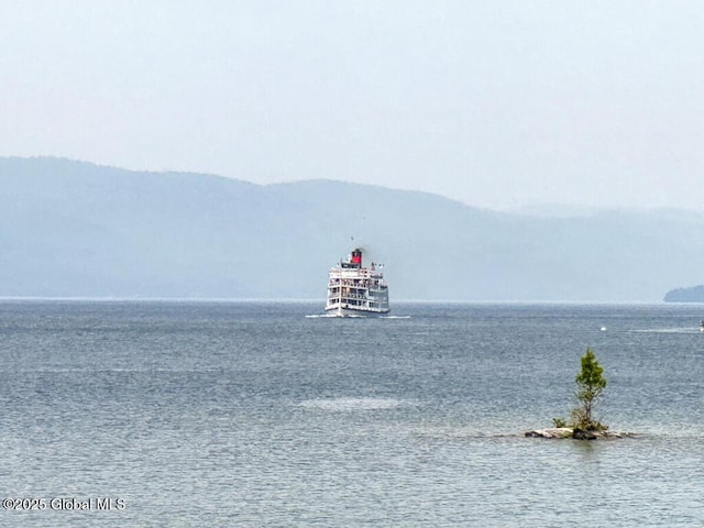 3602 Echo Bay Ln, Fort Ann, NY 12844 - water view with a mountain backdrop