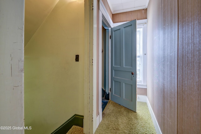 510 S William St, Johnstown, NY 12095 - corridor featuring baseboards and carpet
