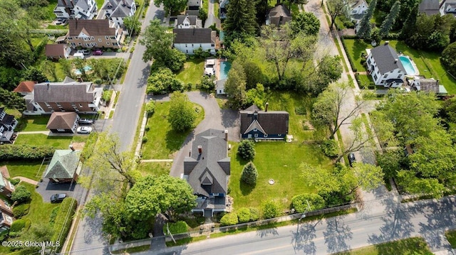 4 Van Dyke Ave, Amsterdam, NY 12010 - aerial view of property and surrounding area with nearby suburban area