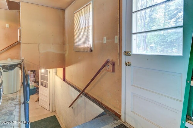 8 Birchtree Ln, Milton, NY 12020 - doorway to outside with unfinished concrete floors