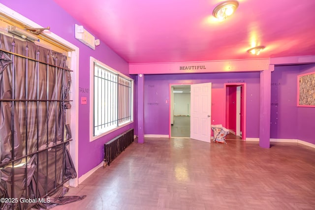 1374 10th Ave, Schenectady, NY 12303 - empty room featuring radiator and baseboards