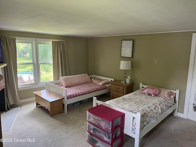 6 Pine Rd, Moreau, NY 12803 - bedroom featuring carpet, crown molding, and baseboards