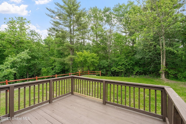 16 Smith Ln, East Greenbush, NY 12144 - view of wooden terrace