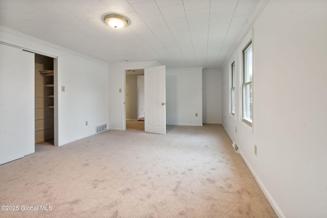 16 Smith Ln, East Greenbush, NY 12144 - unfurnished bedroom featuring crown molding, light carpet, and baseboards