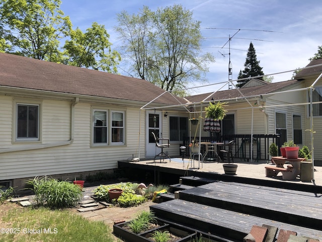 607 Gansevoort Rd, Moreau, NY 12803 - view of deck