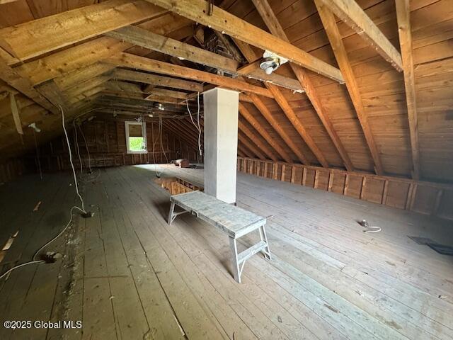 257 Main St, Johnsburg, NY 12853 - view of attic