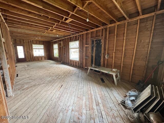 257 Main St, Johnsburg, NY 12853 - misc room with hardwood / wood-style floors