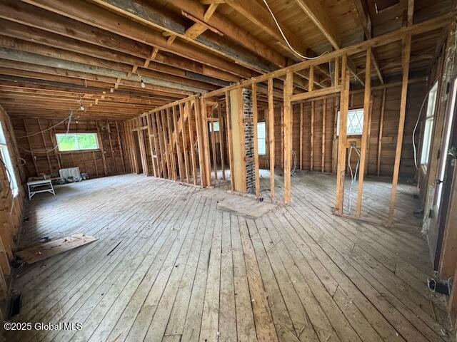 257 Main St, Johnsburg, NY 12853 - misc room featuring hardwood / wood-style floors