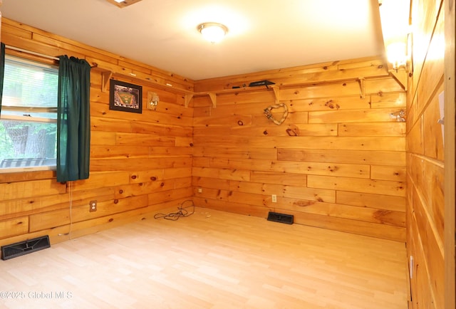 68 Elks Glade Rd, Chester, NY 12817 - spare room with wood finished floors and wooden walls