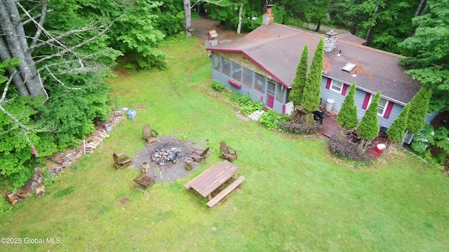 68 Elks Glade Rd, Chester, NY 12817 - aerial view of property and surrounding area