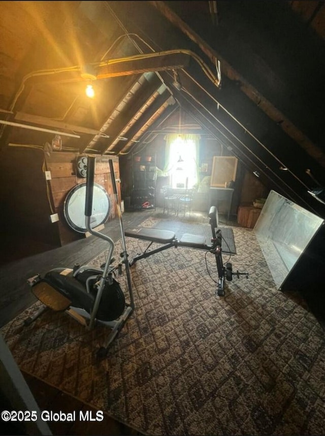 13 Hawk St, Amsterdam, NY 12010 - view of unfinished attic