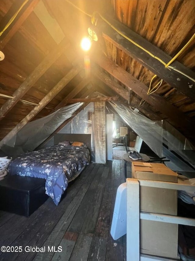 13 Hawk St, Amsterdam, NY 12010 - view of unfinished attic