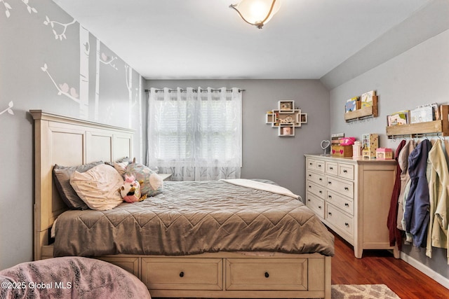 1396 Barton Hill Rd, Wright, NY 12053 - bedroom with dark wood finished floors