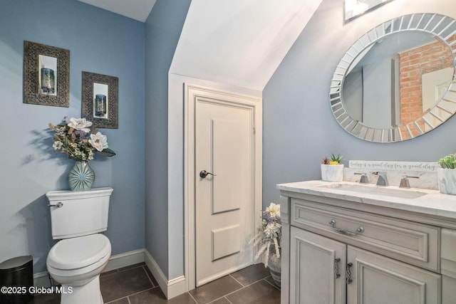 195 W Circular St, Saratoga Springs, NY 12866 - bathroom featuring vanity and tile patterned flooring