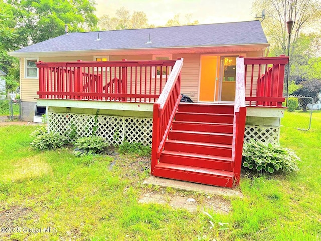 311 Old Loudon Rd, Colonie, NY 12110 - deck with stairs