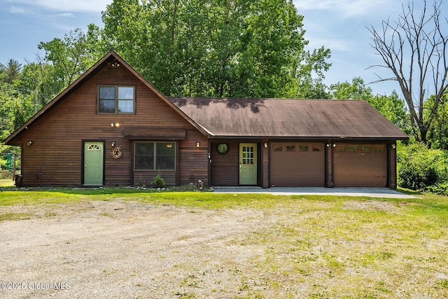 904 Ashgrove Rd, White Creek, NY 12816 - view of front of house featuring a front yard and an attached garage