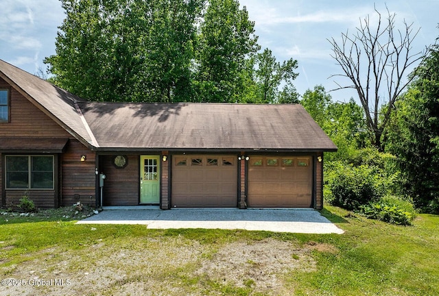 904 Ashgrove Rd, White Creek, NY 12816 - view of front facade with a front yard and an attached garage